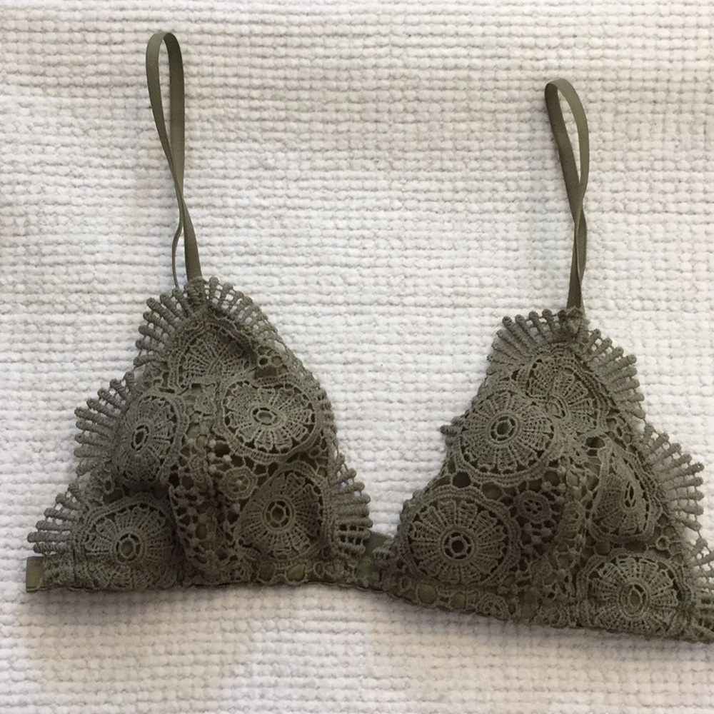 Urban outfitters out from under bralette green M